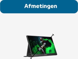 Thuys - 144hz Monitor - Draagbare Monitor - Gaming Monitor Draagbaar - 1080P Full HD, Zwart — thumbnail 5