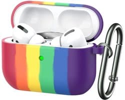 Shieldcase Rainbow Case - beschermhoes geschikt voor Airpods Pro / 2 Pro case - multicolor - regenboog meerkleurig