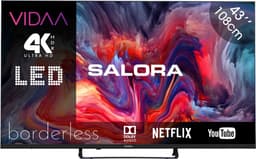 Salora FOD43UV - 43 Inch - Smart TV - 4K Ultra HD - VIDAA - Smart 43 inch tv - 2025 — thumbnail 1