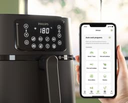 Philips Airfryer Connected 5000 Series - HD9285/96 - 7,2 liter (XXL) - Heteluchtfriteuse - 16 programma's - Quickclean Met bakvorm & grillplaat — thumbnail 8