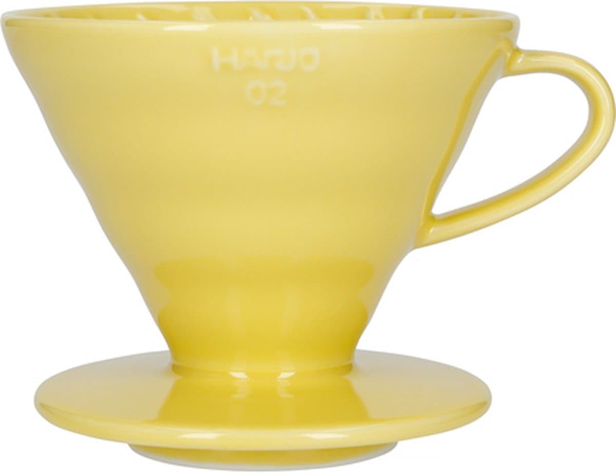 Hario Dripper V60-02 Keramiek - Geel — afbeelding 1
