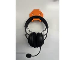 Space Invaders Hoofdtelefoonhouder - muurbevestiging - wandbevestiging - Oranje