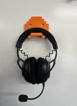 Space Invaders Hoofdtelefoonhouder - muurbevestiging - wandbevestiging - Oranje — thumbnail 1