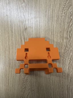 Space Invaders Hoofdtelefoonhouder - muurbevestiging - wandbevestiging - Oranje — thumbnail 5