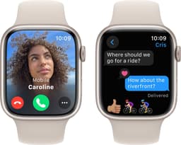 Apple Watch Series 9 - 45mm - Starlight Aluminium Case with Starlight Sport Band - M/L — thumbnail 5