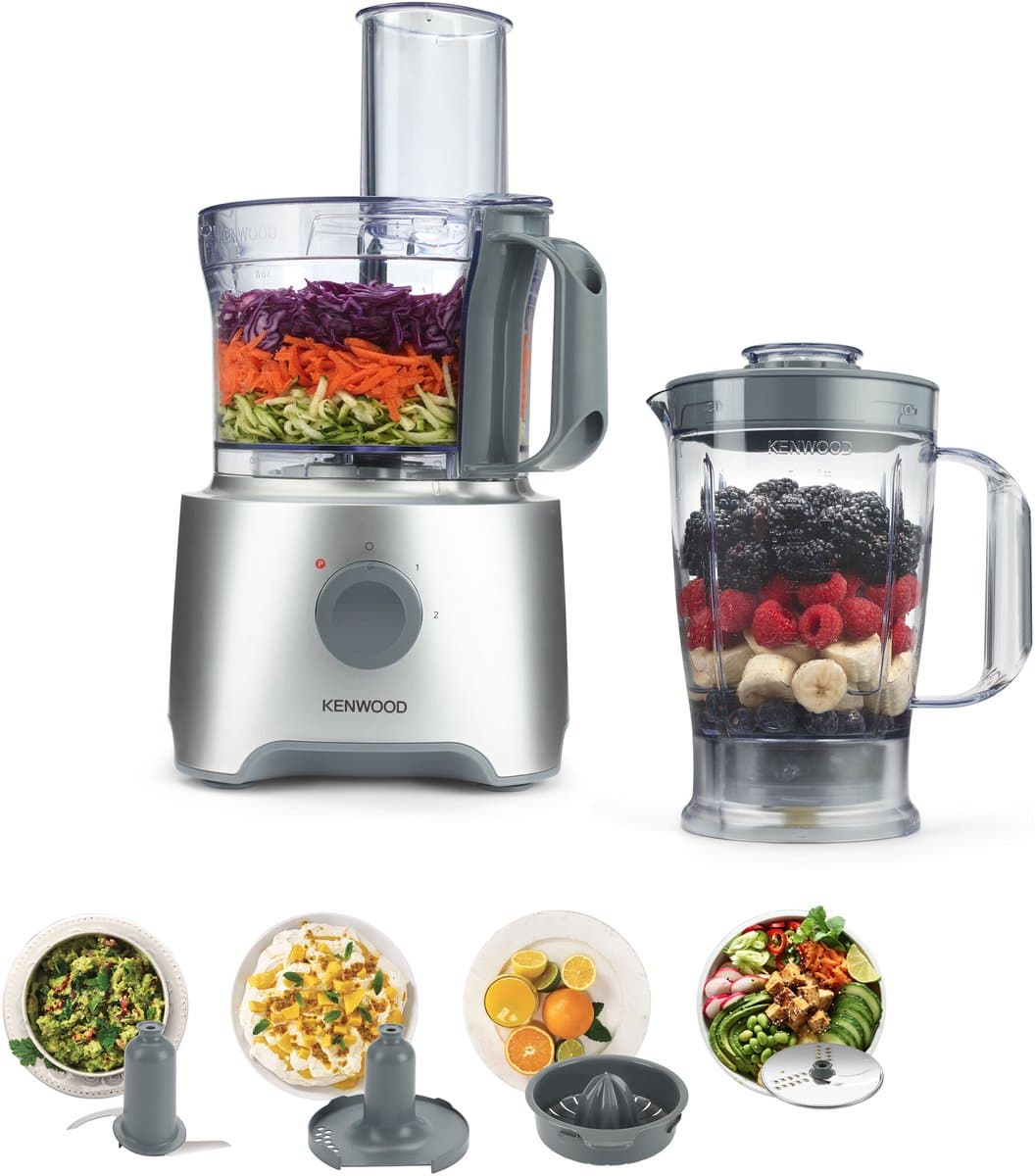 Kenwood FDP302SI keukenmachine 800 W 2,1 l Zilver — afbeelding 1