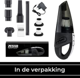 Kruimeldief - Kruimeldief snoerloos - Handstofzuiger met 4 opzetstukken - Met 2 HEPA filters - Zedar S300 — thumbnail 2