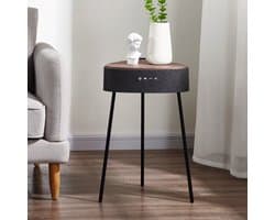 Salora Airtable FLOW (WV) - Bluetooth Speaker - Speakers - Nachtkastje - 360 Sound - Accu - 2 USB charge - Qi charge