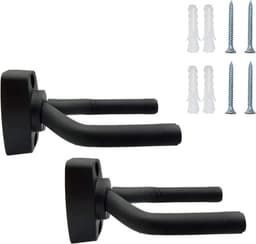 Twee stuks - Dubbel pack - Gitaar Wandbeugel – Muurbeugel – Gitaar standaard – Hanger – Haak – Wandsteun - Guitar Stand – Viool – Basgitaar - Ukelele - muurhaak — thumbnail 1