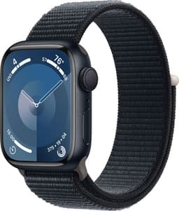Apple Watch Series 9 - GPS + Cellular - 41mm - Midnight Aluminium Case with Midnight Sport Loop — thumbnail 2