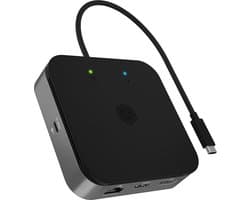 ICY BOX IB-DK408-C41 USB4 dockingstation Geschikt voor merk (dockingstation): Universeel Incl. laadfunctie, Ondersteunt