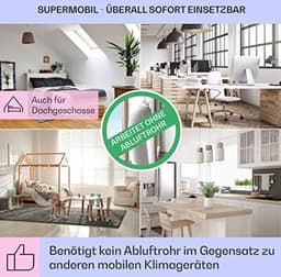 Aircooler Met Koelelementen - Aircooler Met Water - Wit — thumbnail 2