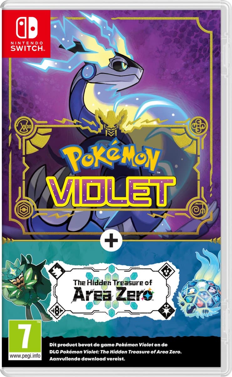 Pokémon Violet Bundel - The Hidden Treasure of Area Zero - Game Uitbreiding - Nintendo Switch — afbeelding 1