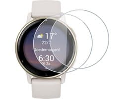 2x Screenprotector geschikt voor Garmin Vivoactive 5 - Folie Screen Protector geschikt voor Garmin Vivoactive 5