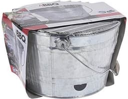BBQ Emmer - Houtskool Tafelmodel met Grill  - Ø33 x 15 cm - Metaal — thumbnail 3