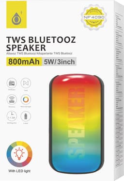 Draadloze Speaker Geschikt voor om verbinding te maken met Bluetooth | RGB Verlichting Speaker | Draadloos Bluetooth Speaker 800mAH/5W/3inch Speaker — thumbnail 3
