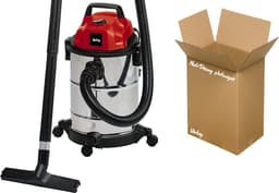 Stofzuiger Multifunctioneel - Industriële stofzuiger - Droog/Nat - 1200W - 15 L - Vacuüm 16KPa - Roestvrij Staal - Rood/Zwart - Snelle Levering - Incl Blaasfunctie — thumbnail 5