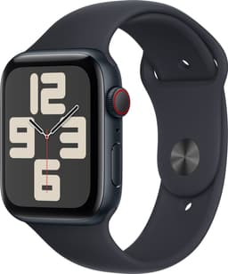 Apple Watch SE 2023 - GPS + Cellular - 44mm Midnight Aluminium Case with Midnight Sport Band - S/M — thumbnail 2