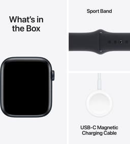 Apple Watch SE 2023 - GPS + Cellular - 44mm Midnight Aluminium Case with Midnight Sport Band - S/M — thumbnail 4