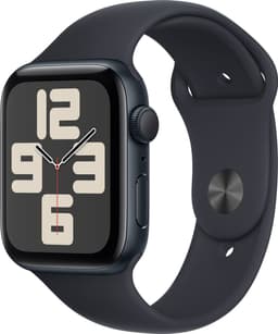 Apple Watch SE - 44mm - Midnight Aluminium Case with Midnight Sport Band - S/M — thumbnail 2