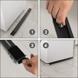 Wasmachine Verhoger Wasmachinevoet Wasmachine Max 300kg voor wasmachine, koelkast en droger, verstelbare wasmachinevoet — thumbnail 2