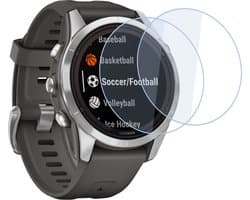 2x Geschikt voor Garmin Fenix / Fenix 7S / Fenix 7S Solar / Fenix 7S Pro Solar / 7S Sapphire / 7S Pro Sapphire / 7S Sapphire / 7S Pro Sapphire Screenprotector - Beschermglas Folie