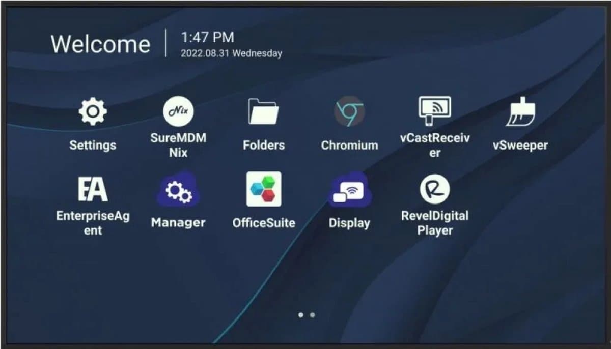 ViewSonic CDE7530 - Interactive whiteboard - 75" - TFT - 3840 x 2160 4K UHD - 450 cd/m² - 1200:1 - Android 11 - WiFi - 4x HDMI - 1x displayport - USB-C - zwart — afbeelding 1