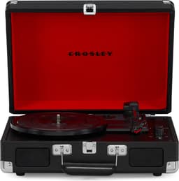 Crosley Cruiser Plus CR8005F-BK - Zwart - Bluetooth In/Uit Platenspeler — thumbnail 1