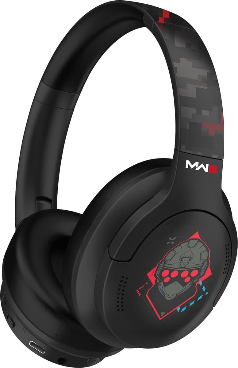 Call of Duty - bluetooth koptelefoon - active noise cancelling - microfoon - 30 uur speeltijd (zwart) — afbeelding 1