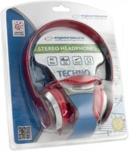Esperanza Koptelefoon Techno - Rood — thumbnail 2