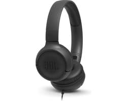 JBL Tune 500 - Bedrade On-ear Koptelefoon - Hoofdtelefoon met Kabel & Microfoon - 3.5 mm Aansluiting - JBL Pure Bass - Voor iPhone, Samsung, Tablet & Laptop - Zwart