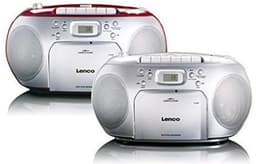 Lenco SCD-420RD - Draagbare radio CD speler met MP3 optie en koptelefoon - Rood — thumbnail 3