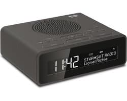 TechniSat DIGITRADIO 51 - DAB+ wekkerradio (DAB, FM, wekkerradio, wekker met twee instelbare wektijden, sluimerfunctie, slaaptimer, dimbaar display, hoofdtelefoonaansluiting) zwart