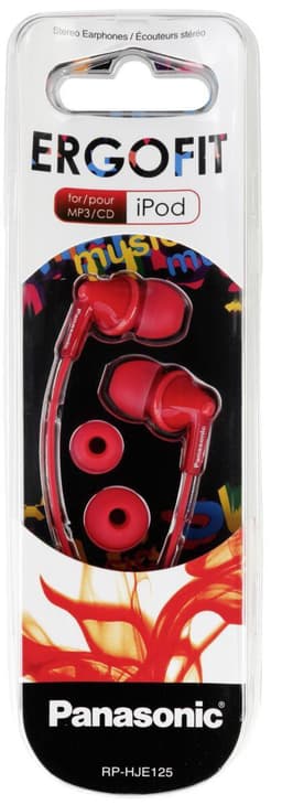 Panasonic RP-HJE125E-R hoofdtelefoon/headset Hoofdtelefoons In-ear Rood — thumbnail 4