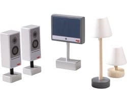 Speelgoed | Wooden Toys - Little Friends - Accessoires Voor Poppenhuis Televisie