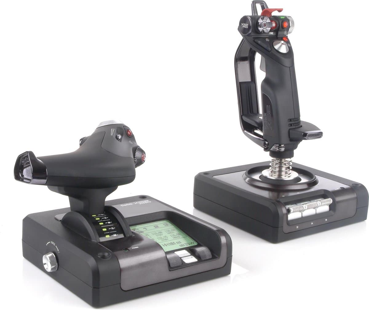 Logitech G Saitek X52 Pro - Flight Control Systeem - Zwart - PC — afbeelding 1