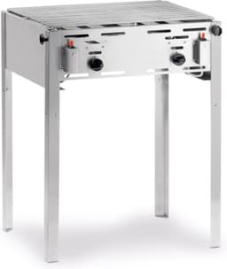 HENDI Grill-Master Maxi – Krachtige barbecue – 11,6kW – 650x540x840 mm – Inclusief gasslang en drukregelaar — thumbnail 2