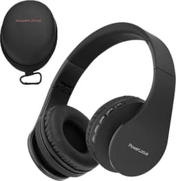 PowerLocus P1 Bluetooth Koptelefoon – Draadloos – Over Ear – Met Microfoon – Inklapbaar - incl. Hoes – Zwart — thumbnail 1