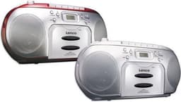 Lenco SCD-420RD - Draagbare radio CD speler met MP3 optie en koptelefoon - Rood — thumbnail 4