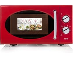 Domo DO2925 - Solo Magnetron - Retro - Rood