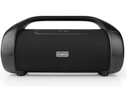 Nedis Bluetooth Party Boombox - 9.5 uur - 2.1 - 120 W - Media afspeelmogelijkheden: AUX - IPX5 - Koppelbaar - Handgreep - Feestverlichting - Zwart