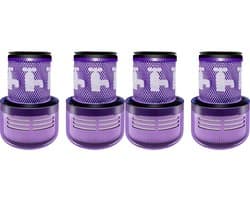 4 x HEPA V12 Filter geschikt voor Dyson V12 Detect Slim & Absolute motor filter.