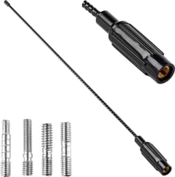AMiO FM/AM Auto Antenne Mini Universeel met 4 Adapters Zwart (41 cm) — thumbnail 1
