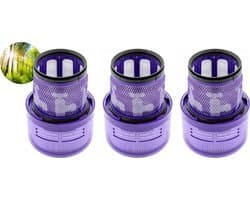 3 x HEPA filter compatible met Dyson V11 en V15 Stofzuiger Motor Wasbaar Absolute Pro Total Clean Torque Drive Animal Parquet SV14-Promessa-Design.