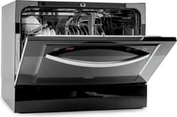 Klarstein Vaatwasser mini- voor 6 couverts, stille UV-vaatwasser, compact met 7 wasprogramma's, kleine tafelvaatwasser voor thuis, kantoor, camping, mini-vaatwasser met wateraansluiting - Vaatwasmachine - 6 Maatgedekken 50 cm 1380W - voor Keuken — thumbnail 9