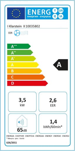 Klarstein Mobiele airconditioner met luchtafvoerslang, 4-in-1 airconditioner met ventilator, luchtontvochtiger & nachtmodus, Kleine & draagbare airconditioner met app-bediening, 12000 BTU Laag verbruik,5 kW voor 59 m² - Afstandsbediening Timer — thumbnail 26
