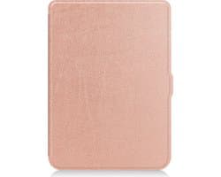 Hoesje Geschikt voor Kobo Nia Hoes Book Case - eReader Hoes Geschikt voor Kobo Nia Hoesje Book Cover - Rosé Goud