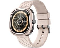 ANPRA GOLD ARES - Activity Tracker - Dames - Heren - Bel Functie - Social Media Notificaties - Stappenteller - Hartslagmeter - Calorieënmeter - Sportfunctie - Slaapmonitor - Muziekbesturing - Grote batterijduur - Gezondheidstracker - Fitness tracker