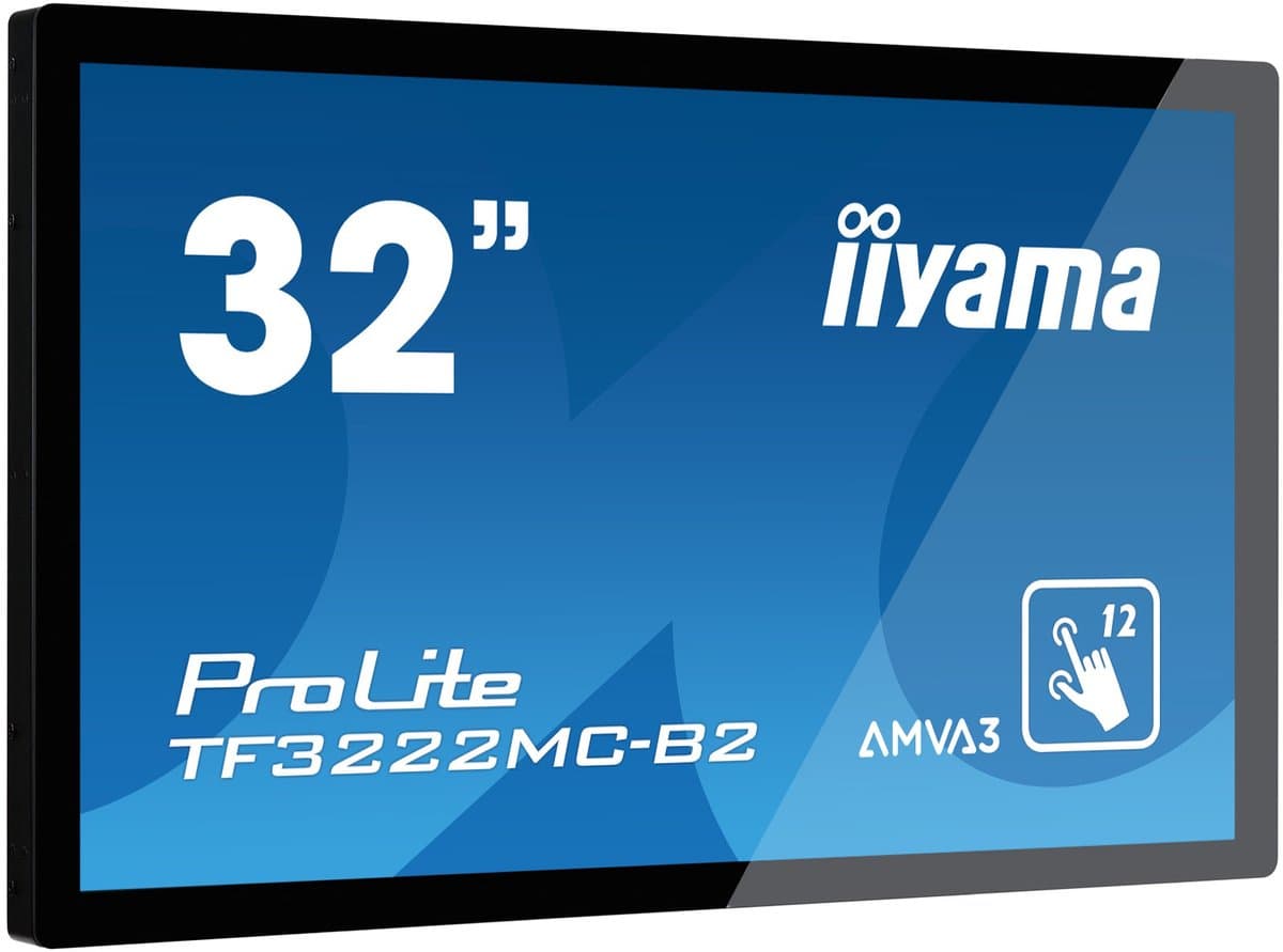 iiyama TF3222MC-B2 beeldkrant 80 cm (31.5") LED Full HD Touchscreen Zwart — afbeelding 1