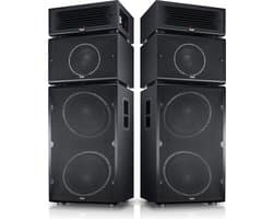 Teufel POWER HIFI stereo set - Modulair bluetooth luidsprekersysteem - Set van 2 - zwart